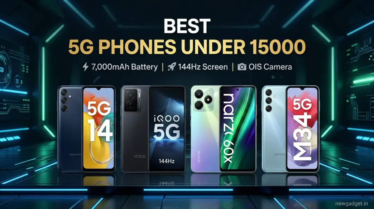 Best 5G Smartphones Under ₹15,000 in India (2026): iQOO vs Realme vs Samsung